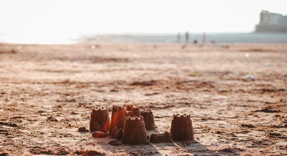 an example of how to build the perfect sandcastle