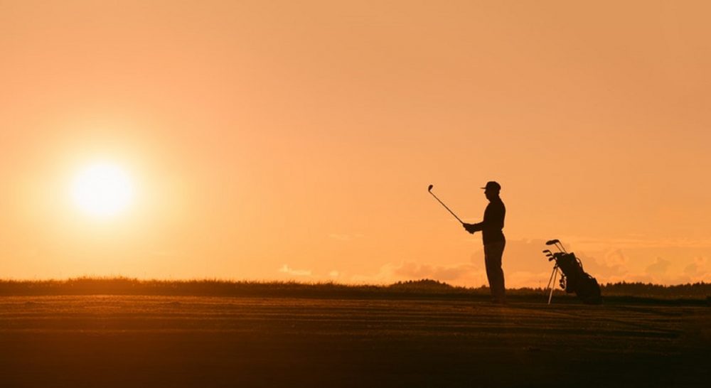 golf courses around vilamoura orange sunset