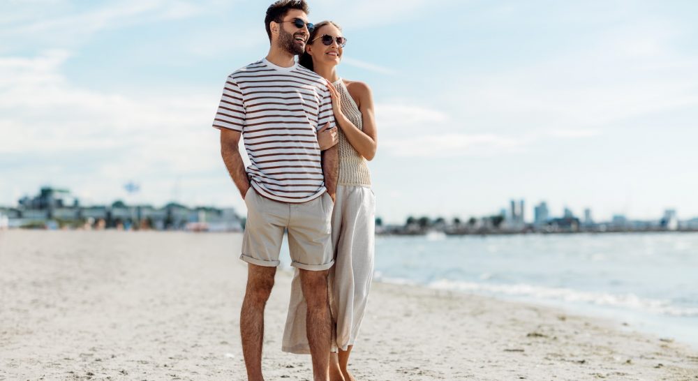 couple on the seafront