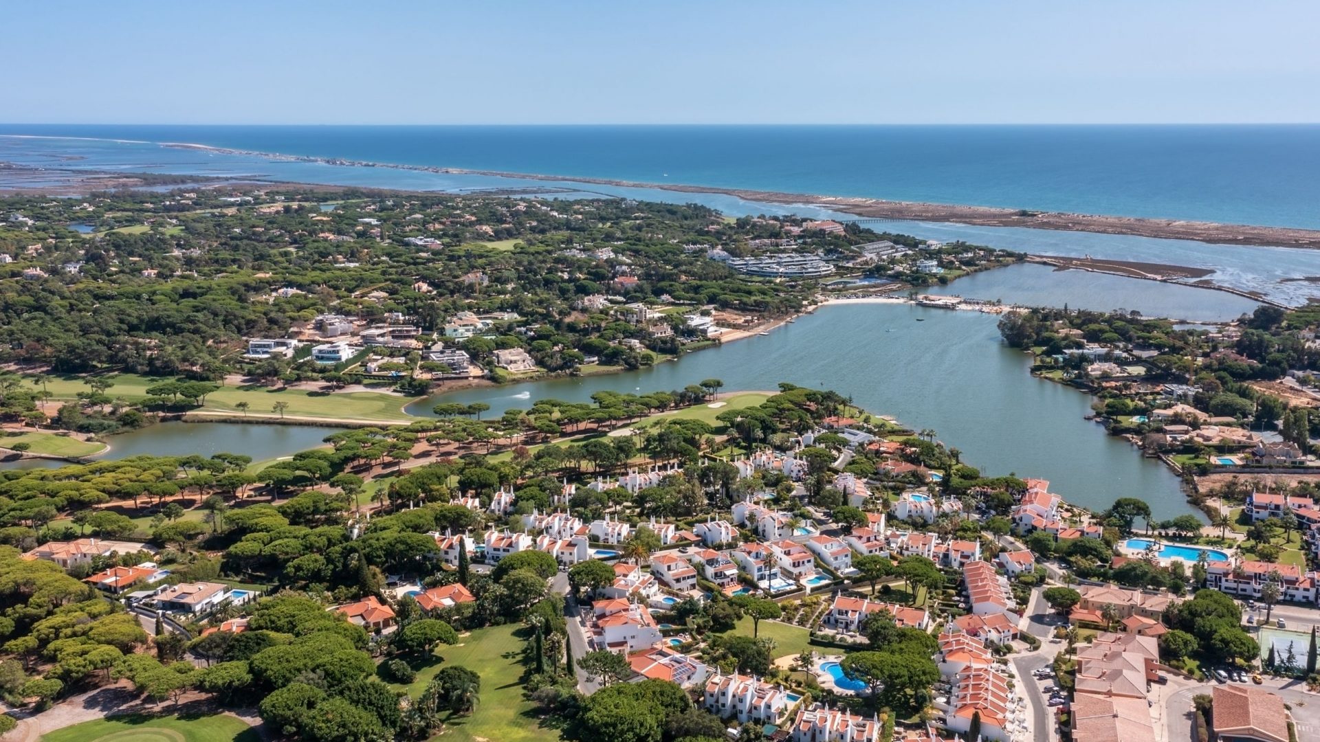 Aerial view of Quinta do Lago